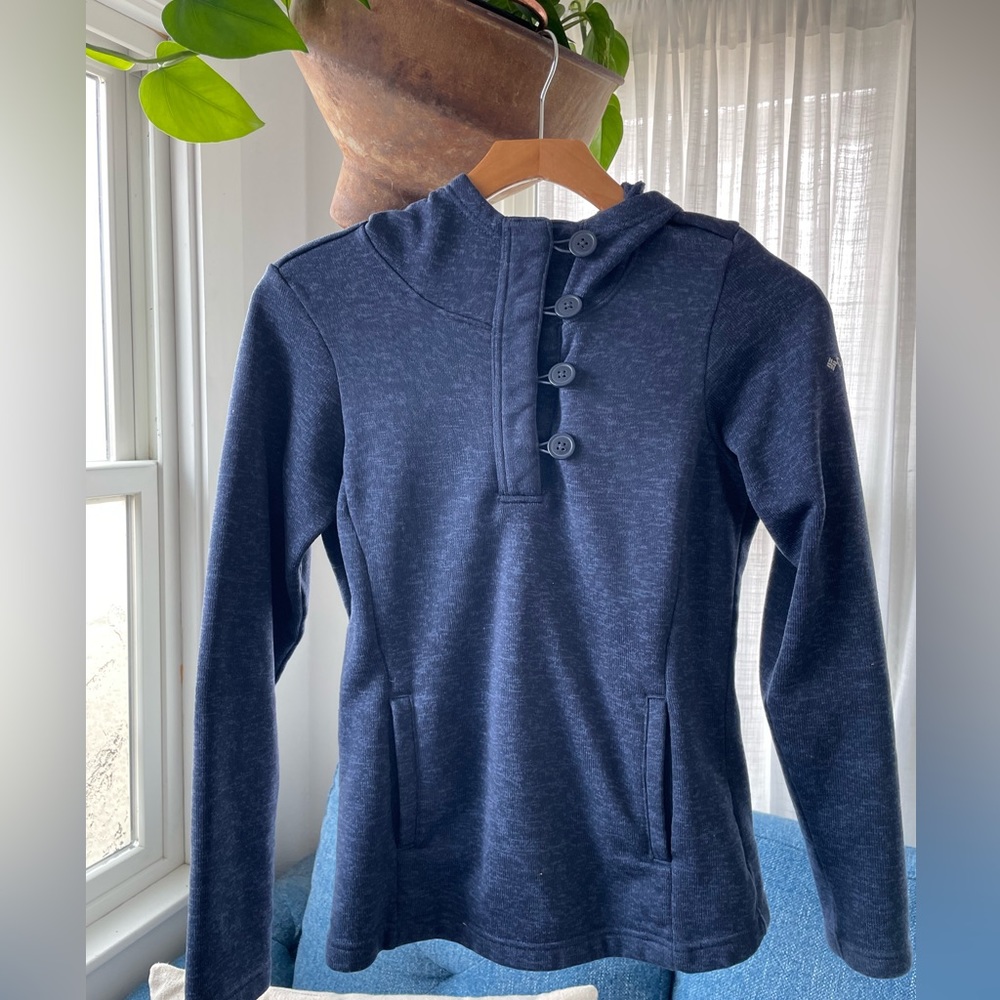 Columbia Button Sweatshirt Womens